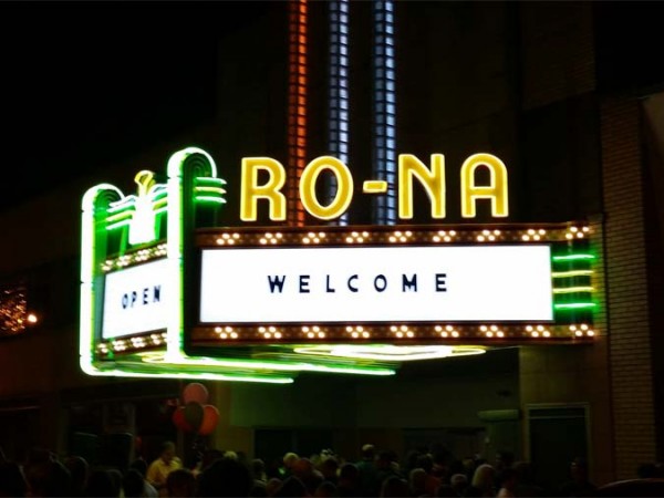 Ro-na Theater Sign Restoration