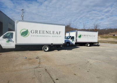 trucks with graphics applied